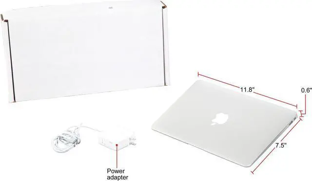 Alt view image 5 of 5 - Apple MacBook Air 11.6" (Core i5, 1.4GHz, 4GB RAM, 256GB SSD)  MD711LL/B  macOS  Ultra-Portable