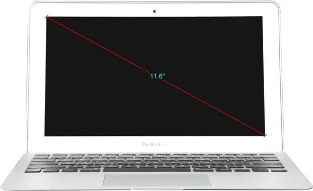 Alt view image 4 of 5 - Apple MacBook Air 11.6" (Core i5, 1.4GHz, 4GB RAM, 256GB SSD)  MD711LL/B  macOS  Ultra-Portable