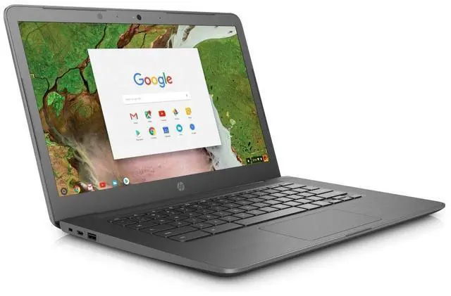 Alt view image 2 of 4 - HP Chromebook 14 G5 14" Celeron N3350 1.1GHz 8GB RAM 32GB SSD 3PD87UT