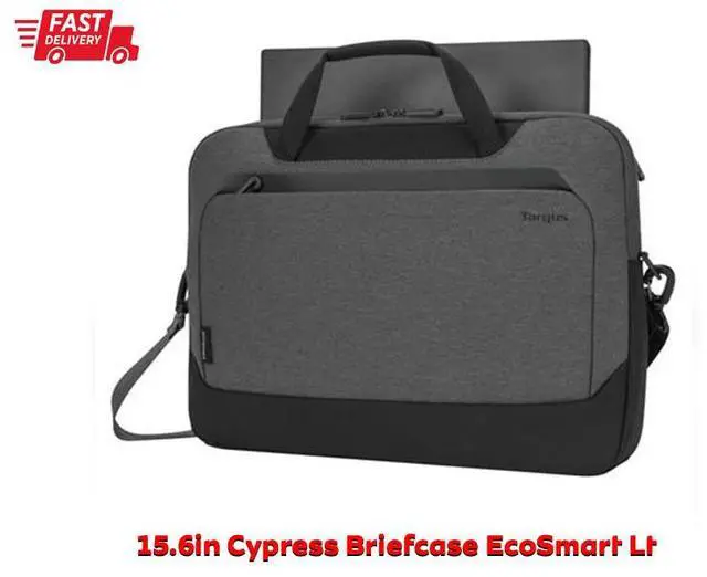 Main image of Targus TG-TBT92602GL 15.6" Cypress Briefcase EcoSmart Lt Gry