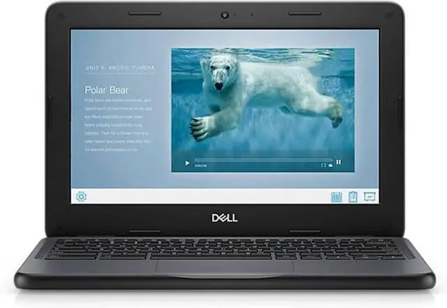 Alt view image 2 of 5 - Dell Chromebook 11 3100 11.6" Celeron 1.1GHz 4GB RAM 32GB SSD P29T001 - Non Touch