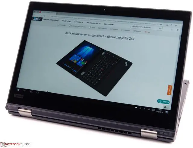 Alt view image 2 of 6 - Lenovo ThinkPad L390 Yoga 13.3" Core i5-8265U 1.6GHz 8GB RAM 256GB SSD 20NUS0U