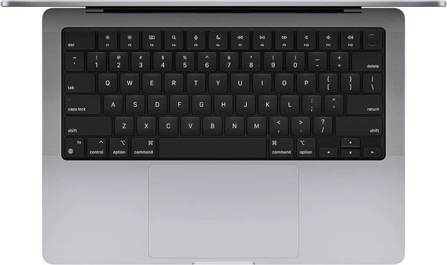 Alt view image 2 of 4 - Apple MacBook Pro 14.2" (2021, Core M1 Pro 3.2GHz 8-Core CPU/14-Core GPU 16GB RAM 1TB SSD - Z15G001VR) Space Gray