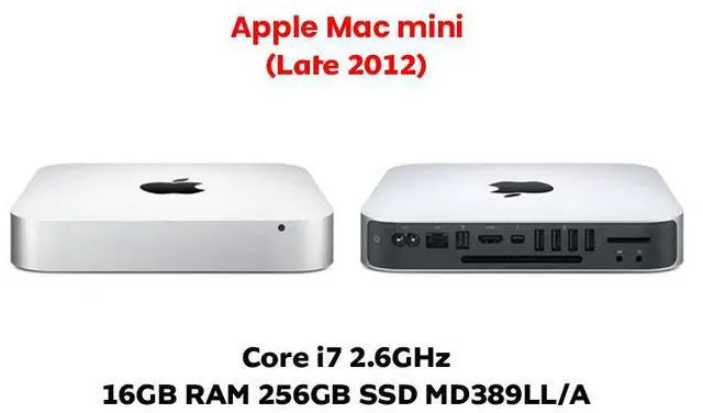 Main image of Apple Mac mini (Late 2012 Core i7 2.6GHz 16GB RAM 256GB SSD)
