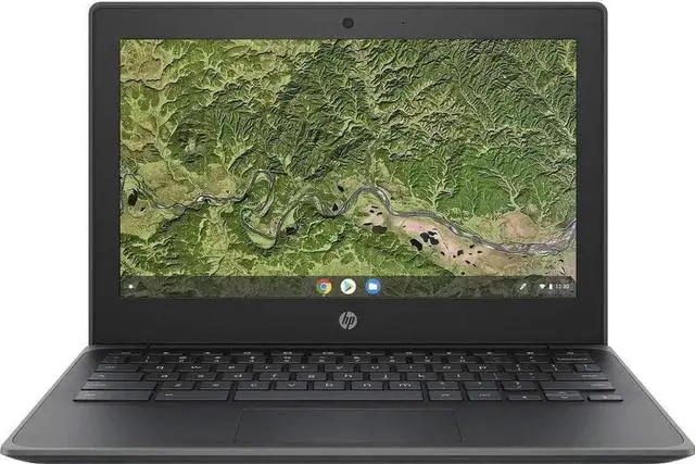 Alt view image 3 of 4 - HP Chromebook 11A G8 EE 11.6" AMD A4 1.6GHz 4GB RAM 32GB SSD 16W64UT | Grade C Refurbished | Good Condition - Black