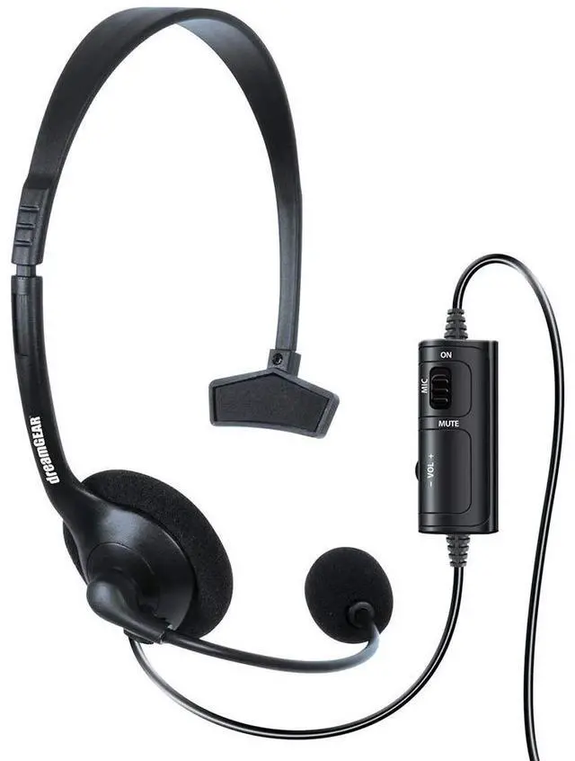 Alt view image 2 of 3 - dreamGEAR Broadcaster Headset, compatible with Xbox One, Xbox 360, and PS4