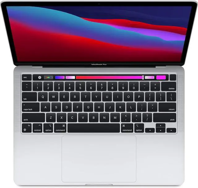 Alt view image 2 of 5 - Apple 2020 MacBook Pro 13.3" Core M1 3.2GHz 8 Core CPU/8 Core GPU 16GB RAM 512GB SSD MYDC2LL/A - (Refurbished - Very Good Condition) - Silver