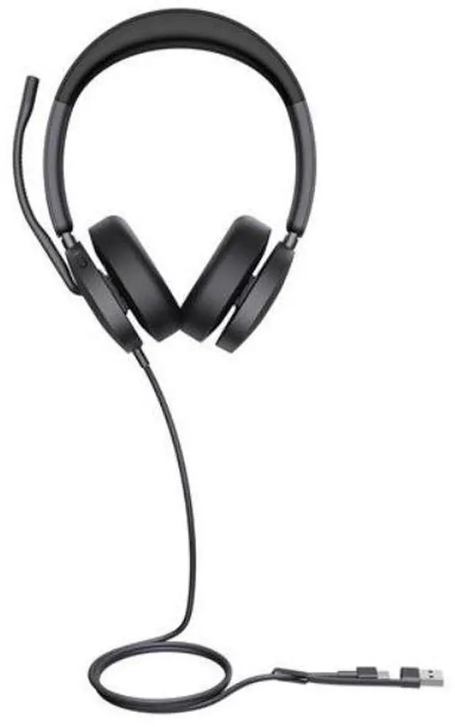 Alt view image 4 of 5 - Yealink Headsets 1308152 UH48 Dual UC USB-C/A