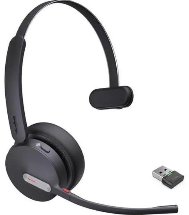 Alt view image 4 of 5 - Yealink Headsets 1208665 BH70 MONO TEAMS USB-A HEADSET