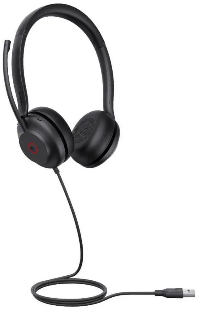 Alt view image 4 of 5 - Yealink Headsets 1308134 DUAL TEAMS USB WIRED HEADSET