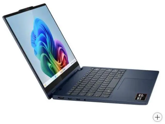 Alt view image 4 of 6 - Lenovo IdeaPad 5 16" Touchscreen 2-in-1 CoPilot+ PC Laptop - AMD Ryzen AI 7 350 - 1920 x 1200 - Windows 11 Home - 16GB RAM - 1TB SSD - Cosmic Blue