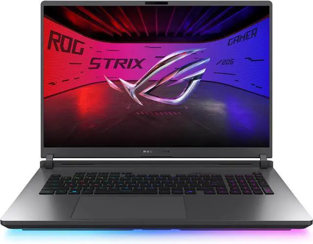 Alt view image 2 of 7 - ASUS ROG Strix G18 18" Gaming Laptop - Intel Core Ultra 9 Processor 275HX - GeForce RTX 5060, 2.5K 240Hz/3ms Nebula Display - 32GB RAM, 1TB SSD, Windows 11