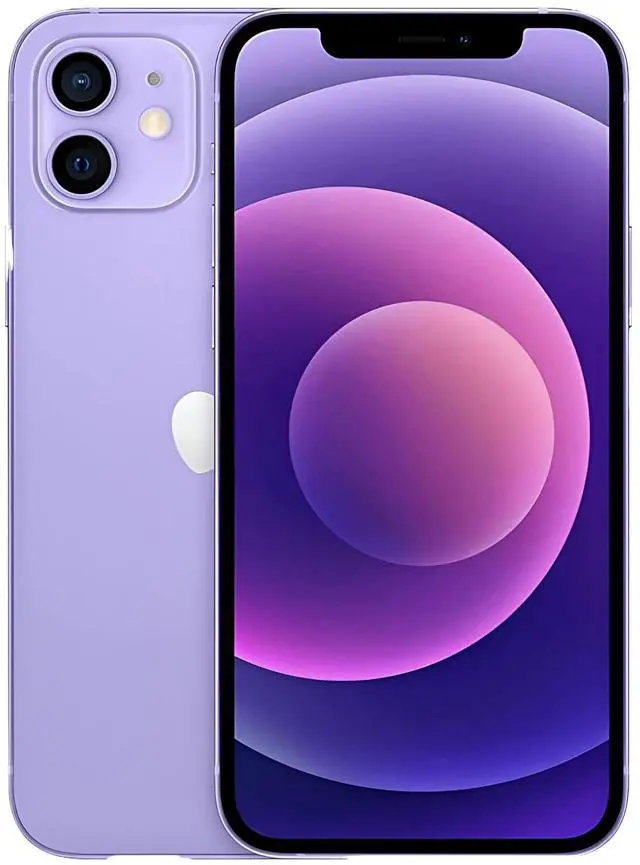Main image of Apple iPhone 12 64GB Unlocked | Refurbished (Good Condition) - Purple
