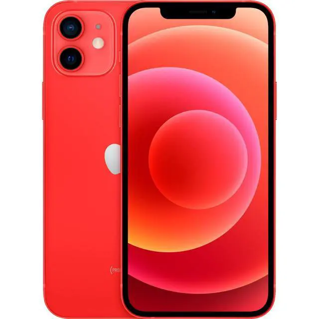 Alt view image 4 of 4 - Apple iPhone 12 64GB Unlocked | Refurbished (Good Condition) - Red