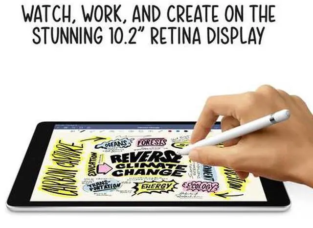 Alt view image 4 of 6 - Apple 10.2" iPad (9th Gen, 256GB, Wi-Fi Only, Space Gray) - Refurbished Very Good Condition