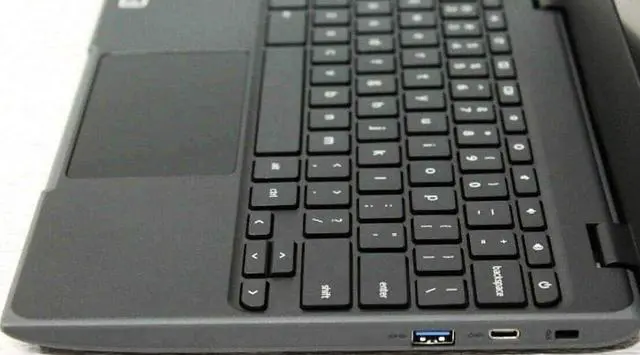 Alt view image 2 of 4 - Lenovo 100e Chromebook 11.6" Celeron 1.1GHz 4GB RAM 32GB SSD 81ER0002US