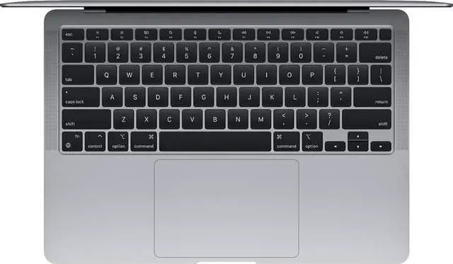 Alt view image 3 of 7 - Apple (Late 2020) MacBook Air 13.3" Core M1 3.2GHz 8-Core CPU7-Core GPU 8GB RAM 128GB SSD - Space Gray