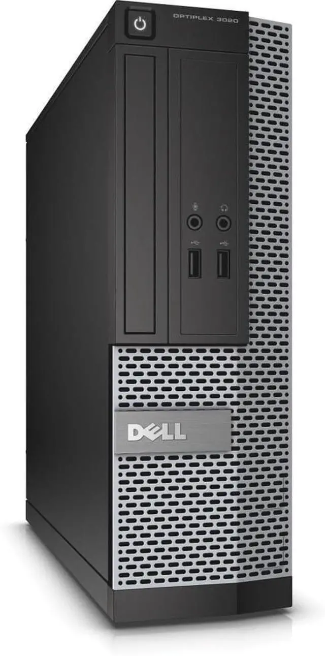 Main image of Dell OptiPlex 3020 desktop pairs an Intel Core i3-4130 3.40GHz processor with 8GB DDR3 memory and a 500GB HDD running Windows 10