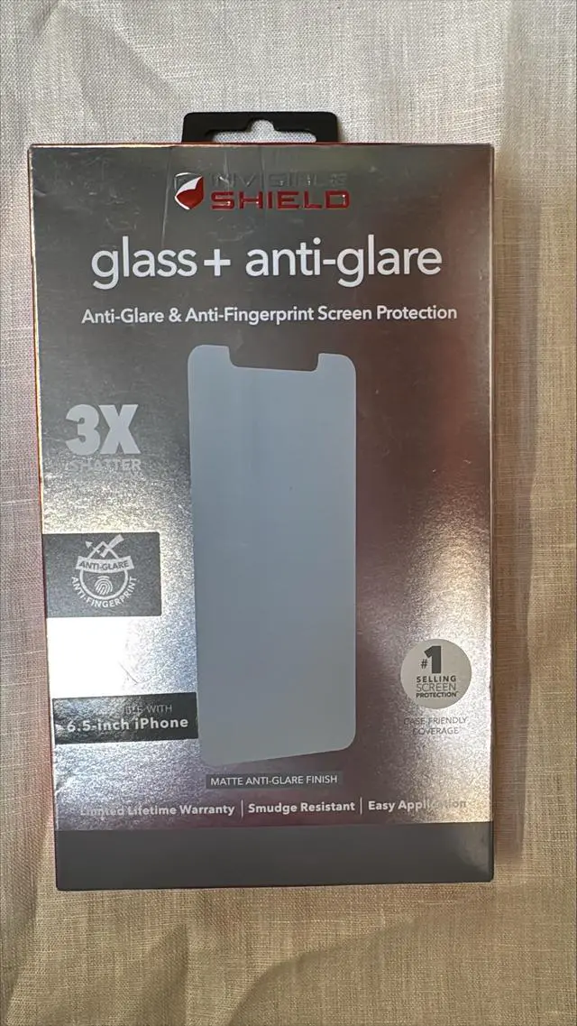 Alt view image 4 of 5 - ZAGG InvisibleShield Glass+ Anti-Glare - Blocks Glare
