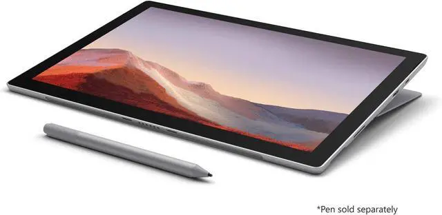 Alt view image 6 of 6 - Microsoft Surface Pro 7 12.3" Core i5-1035G4 1.1GHz 8GB RAM 128GB SSD VDV-00001 I Good Condition - Platinum