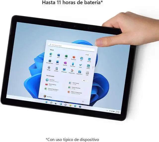 Alt view image 4 of 4 - Microsoft Surface Go 3 10.5" Pentium Gold 6500Y 1.1GHz 8GB RAM 128GB SSD 8VA-00016 - Matte Black