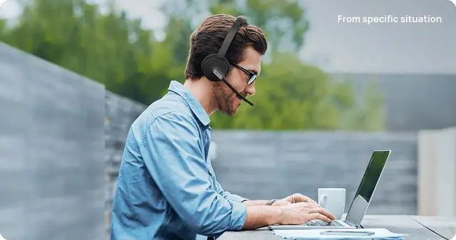 Alt view image 5 of 6 - Yealink BH70 Mono UC USB-C (Model 1208670)