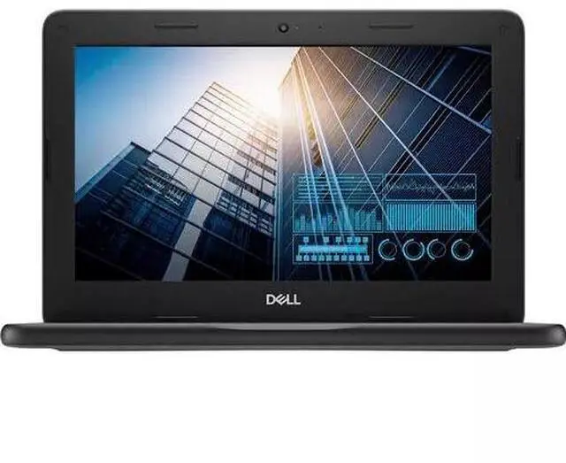 Main image of Dell Chromebook 3100 (P30T001) 11.6" HD Chrome OS Laptop  Intel Celeron 1.1GHz, 4GB RAM, 32GB SSD, Rugged Education (Black)