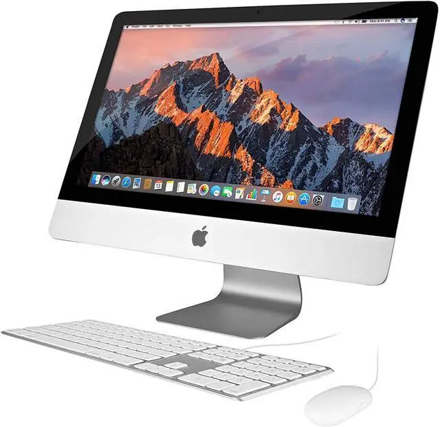 Alt view image 4 of 4 - Apple iMac 21.5" Core i5 3.4GHz 8GB RAM 1TB SSD MNE02LL/A (2017) I Good Condition I Silver