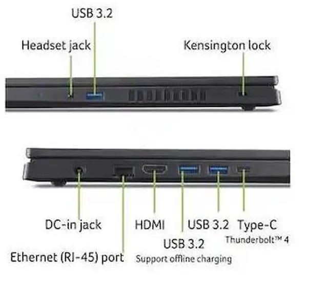 Alt view image 6 of 7 - Acer Nitro V 15.6 Gaming Laptop - Intel Core i7-13620H Processor - NVIDIA GeForce RTX 5050 Laptop GPU - Full HD IPS 165Hz Display - 16GB DDR4 - 1TB PCIe Gen 4 SSD - Windows 11 Home