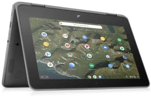 Alt view image 5 of 5 - HP Chromebook x360 11 G2 EE 11.6" Celeron N4000 1.1GHz 4GB RAM 32GB SSD 6SB83UT - Black