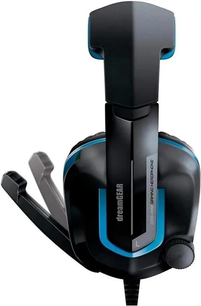Alt view image 2 of 5 - dreamGEAR GRX440 Advanced Wired Gaming Headset 40mm Drivers, Boom Mic with Mute, Soft Cushions Compatible with PS4, Nintendo Switch, Switch Lite & Mobile Devices