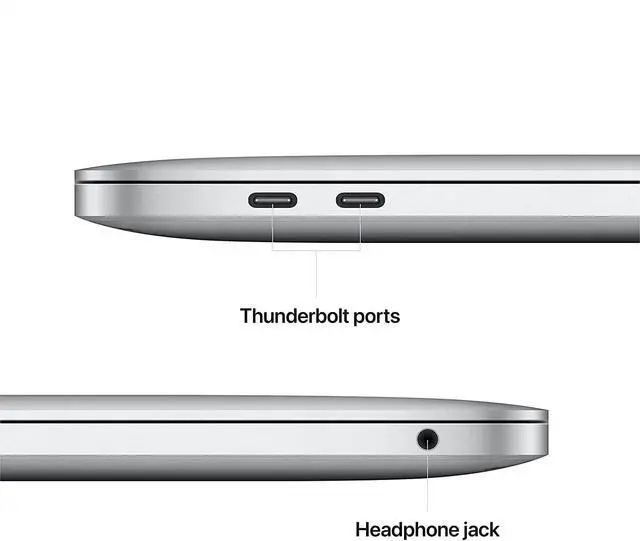 Alt view image 4 of 5 - Apple MacBook Pro 13'3" (2022) - M2 8-Core, 8GB RAM, 256GB SSD - Silver (Very Good Condition)