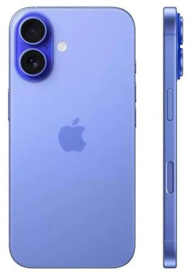 Alt view image 4 of 5 - Apple iPhone 16 Plus 256GB - Ultramarine (Very Good Condition) Unlocked