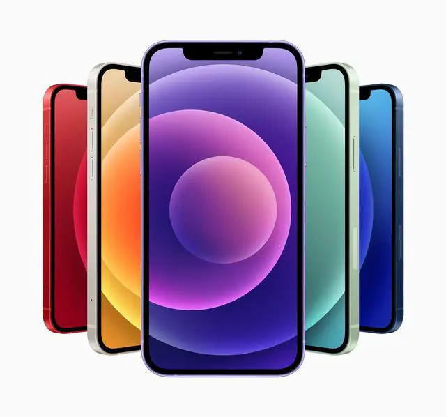 Alt view image 6 of 6 - Apple iPhone 12 mini 64GB - Purple (Good Condition) Unlocked