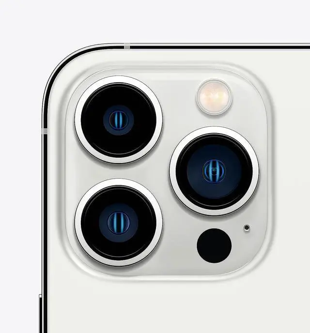 Alt view image 2 of 5 - Apple iPhone 13 Pro Max 128GB - Silver (Good Condition) Unlocked