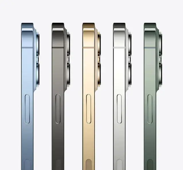 Alt view image 5 of 5 - Apple iPhone 13 Pro Max 128GB - Silver (Good Condition) Unlocked