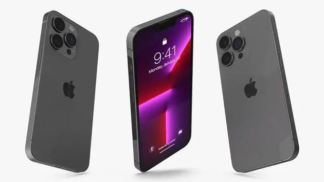 Alt view image 6 of 6 - Apple iPhone 13 Pro Max 256GB - Graphite (Good Condition) Unlocked