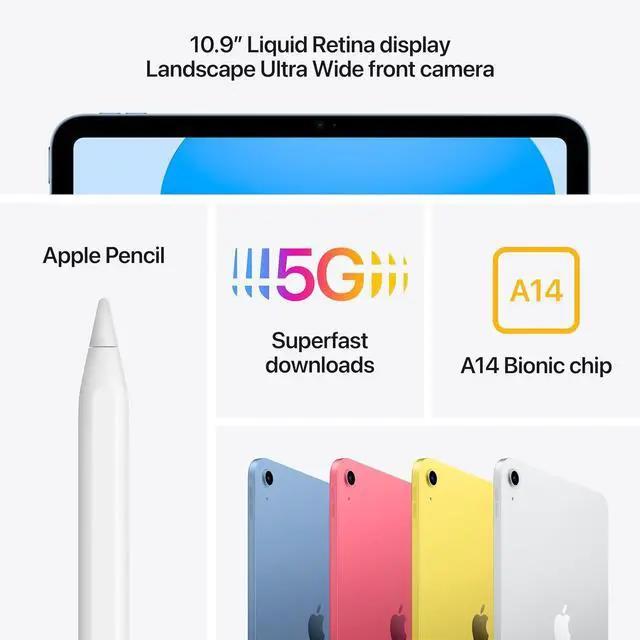 Alt view image 3 of 4 - Apple iPad 11 10.9-inch (2025) - 128GB, WiFi + Cellular - Silver (Very Good Condition)