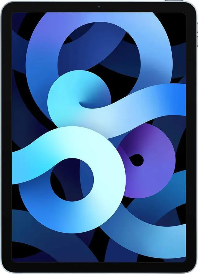 Main image of Apple 2020 Apple iPad Air (4th generation) 10.9" Liquid Retina Display, 64GB Storage, Wi-Fi Only, A14 Bionic Chip, Sky Blue, MYFQ2LL/A