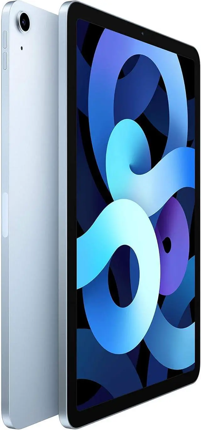 Alt view image 3 of 5 - Apple 2020 Apple iPad Air (4th generation) 10.9" Liquid Retina Display, 64GB Storage, Wi-Fi Only, A14 Bionic Chip, Sky Blue, MYFQ2LL/A