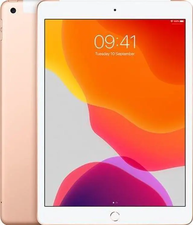 Main image of Apple 2019 iPad 7 10.2" Display 32GB Storage Wi-Fi + Cellular A2198 - Gold