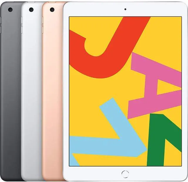 Alt view image 5 of 6 - Apple 2019 iPad 7 10.2" Display 32GB Storage Wi-Fi + Cellular A2198 - Gold