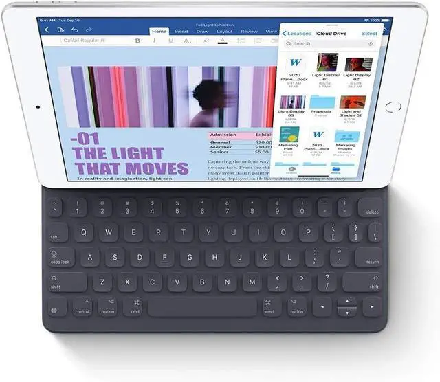 Alt view image 6 of 6 - Apple 2019 iPad 7 10.2" Display 32GB Storage Wi-Fi + Cellular A2198 - Gold