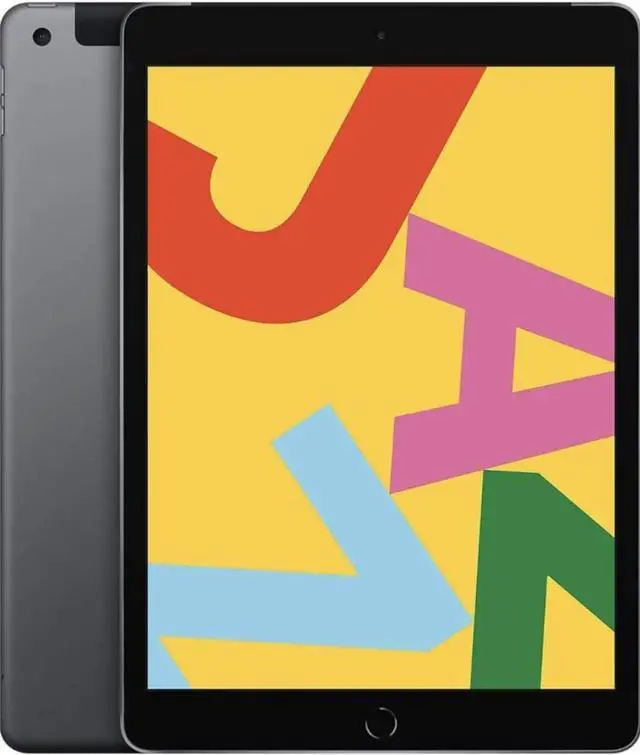 Main image of Apple 2019 iPad 7th Gen 10.2" Retina Display 32GB Wi-Fi Tablet MW742LL/A Space Gray | A10 Fusion Chip | Touch ID | iPadOS Compatible