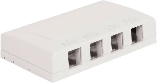 Alt view image 2 of 3 - ICC SURFACE4WH IC107SB4WH SURFACE BOX, 4 PORT WHITE