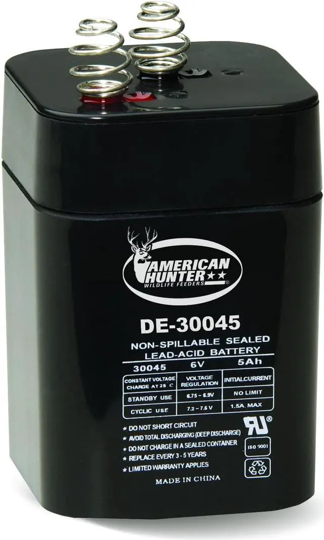 Alt view image 2 of 3 - 6V 5A Spring Top Rechargable Battery