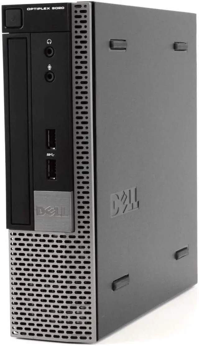 Alt view image 4 of 6 - Dell OptiPlex 9020 Ultra Small Business PC Desktop Computer, Intel Quad Core i5, 8GB RAM, 256GB SSD, Windows 10 Pro, 23.6" FHD LED Monitor, 16GB Flash Drive, Wireless Keyboard & Mouse, DVD, WiFi