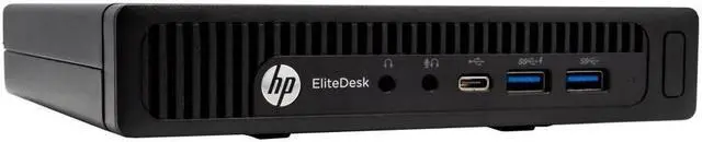 Alt view image 2 of 6 - HP EliteDesk 800 G2 Desktop Mini Business PC Computer, Intel Quad Core i5-6500T, 16GB RAM, 1TB SSD, Windows 10 Pro, 23.6" FHD LED Monitor, 16GB Flash Drive, Wireless Keyboard & Mouse, WiFi