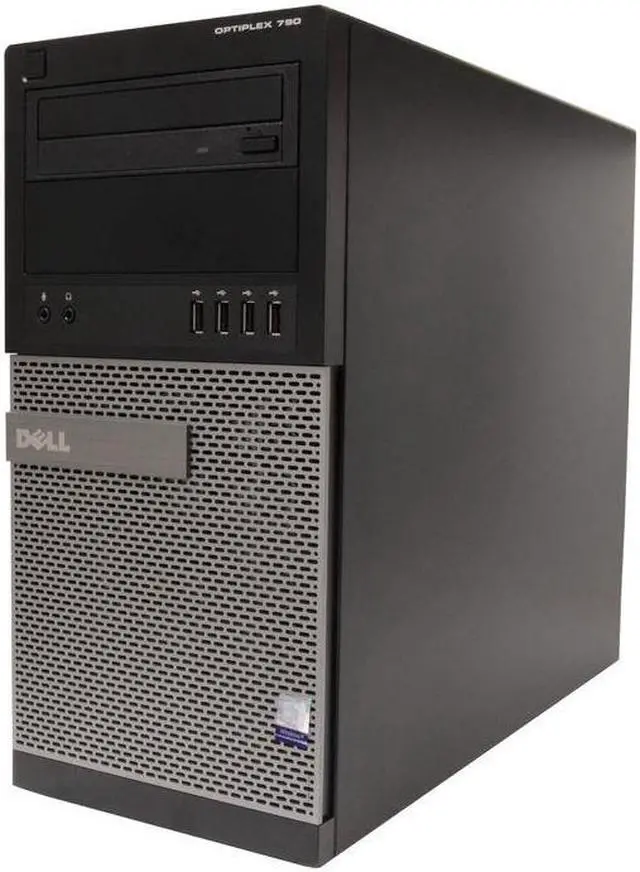 Alt view image 4 of 6 - Dell Optiplex 790 Desktop Tower PC, Intel Quad Core i5 (3.10GHz) Processor, 8GB RAM, 2TB Hard Drive, Windows 10 Home, DVD, Keyboard, Mouse, WiFi