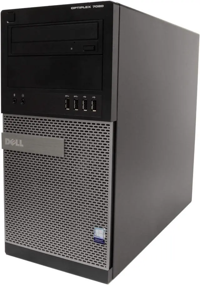 Alt view image 3 of 6 - Dell Optiplex 7020 Tower Computer PC, 3.20 GHz Intel i5 Quad Core Gen 4, 16GB DDR3 RAM, 2TB SATA Hard Drive, Windows 10 Professional 64 bit